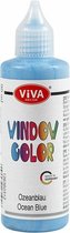 Glasverf - Verf Ramen, Glas, Spiegels - Blauw - Lichtblauw - Viva Decor Window Color - 90ml