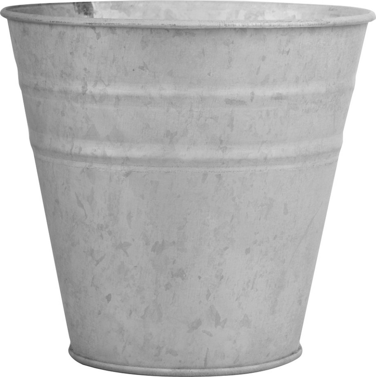 Oud zink bloempot 9 cm