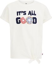 WE Fashion Meisjes T-shirt met embroidery