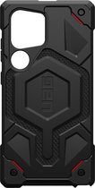 Urban Armor Gear Monarch Pro Geschikt voor Samsung Galaxy S24 Ultra | Compatibel met MagSafe | Back Cover Hoesje | Zwart
