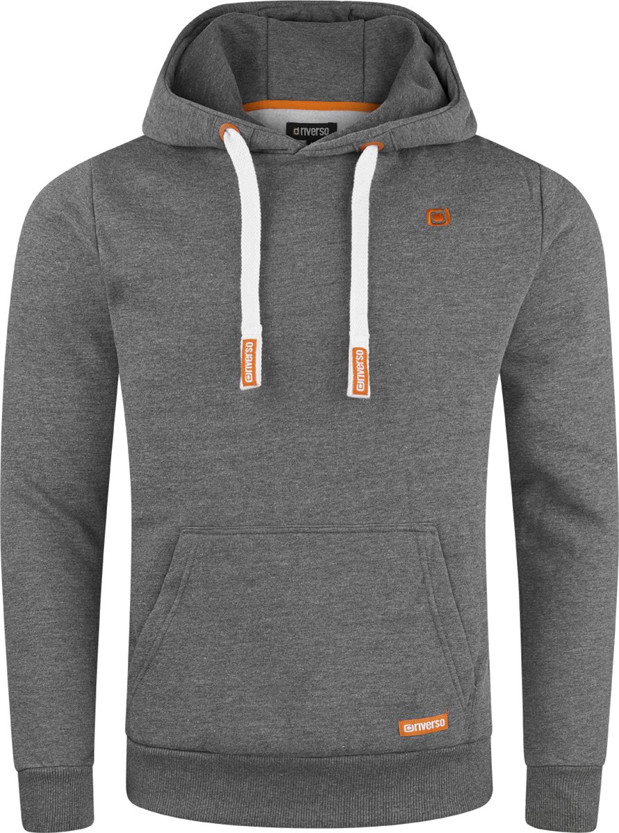 riverso Heren trui RIVLinus regular fit Grijs M Volwassenen hoodie / capuchon trui