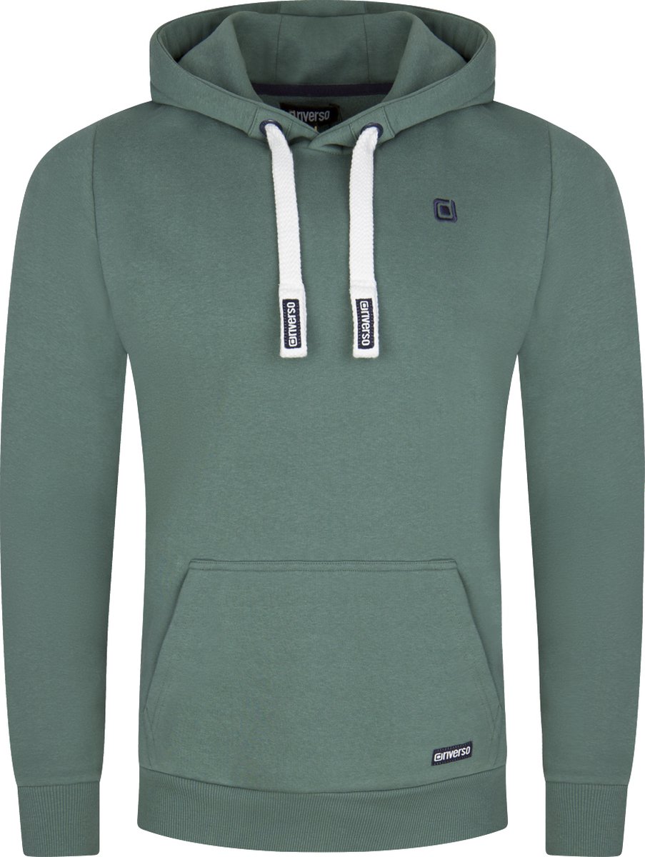 riverso Heren trui RIVLinus regular fit Groen M Volwassenen hoodie / capuchon trui