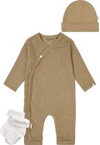 Noppies Prematuur - KLEDINGSET (3delig) - Boxpak Nevis, Mutsje Nevel Light Green, met sokjes - Maat 44