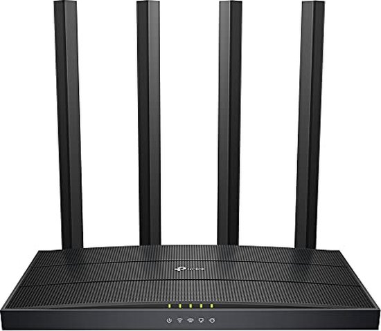 TP-Link Archer C6 - Draadloze Router - 1200 Mbps - WiFi 5 - Zwart