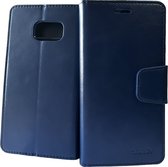 Portemonnee Book Case Hoesje Geschikt voor: Samsung Galaxy S6 - Blauw