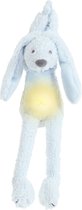 Happy Horse Konijn Richie Nachtlampje met rustgevende geluiden 34cm - Blauw - Baby cadeau