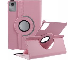 Coverup Tablethoes geschikt voor Lenovo Tab M11 Hoesje - 360° Rotating Book Case - Pink