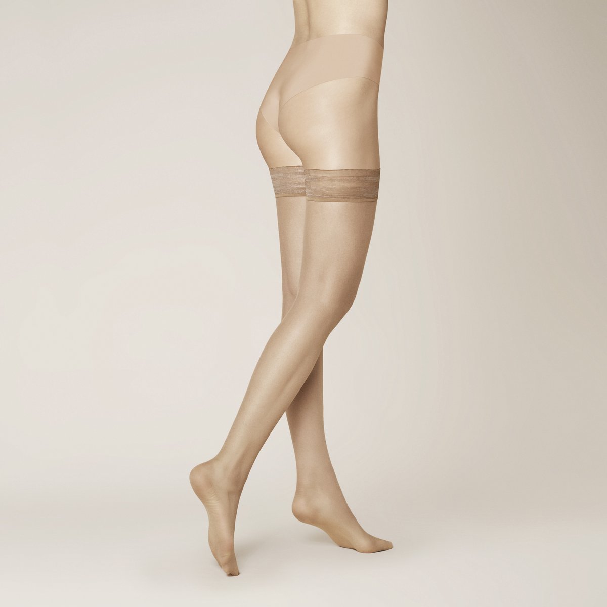 KUNERT Beauty 7 Stay-up Dames Kousen - Tan - Maat 37-38 /S