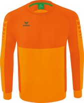 Erima Six Wings Sweatshirt Kinderen - New Orange / Oranje | Maat: 140