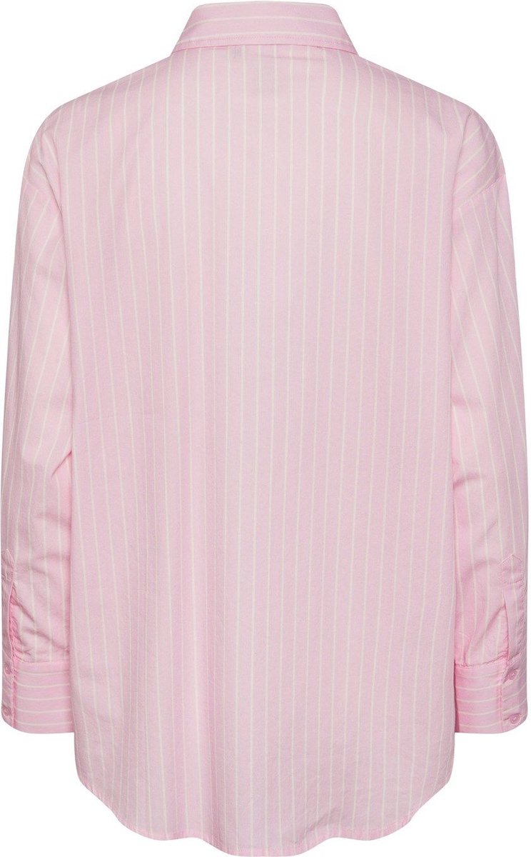 Y.A.S. Daintly LS Shirt Pirouette Stripes-White Stripes