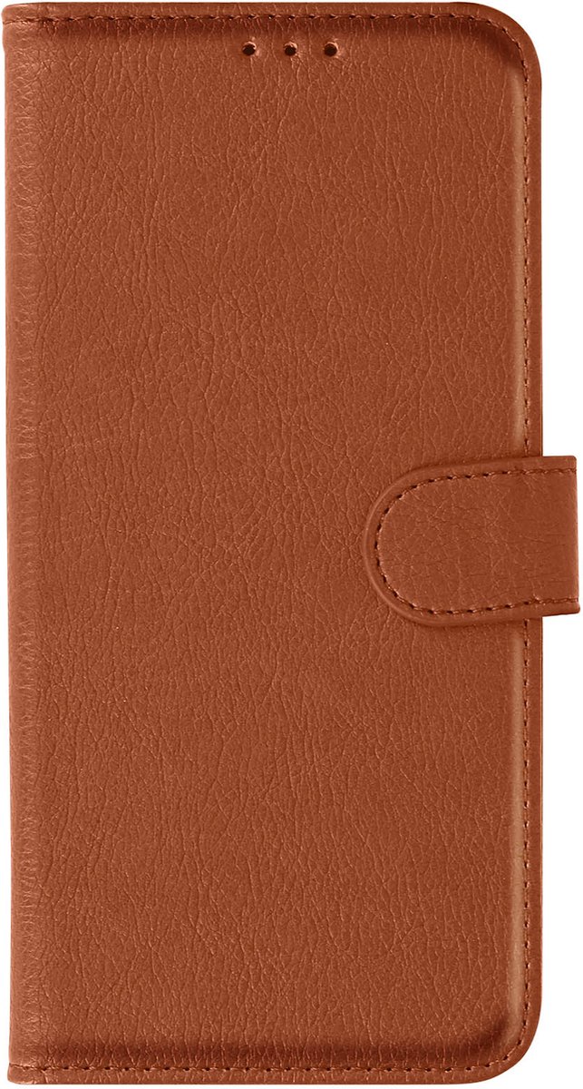 Avizar Case Geschikt voor Xiaomi Poco X3 en X3 Pro portemonnee en videohouder, Bruin