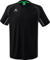 ERIMA Liga Star Training T-Shirt Kind Zwart-Wit Maat 116