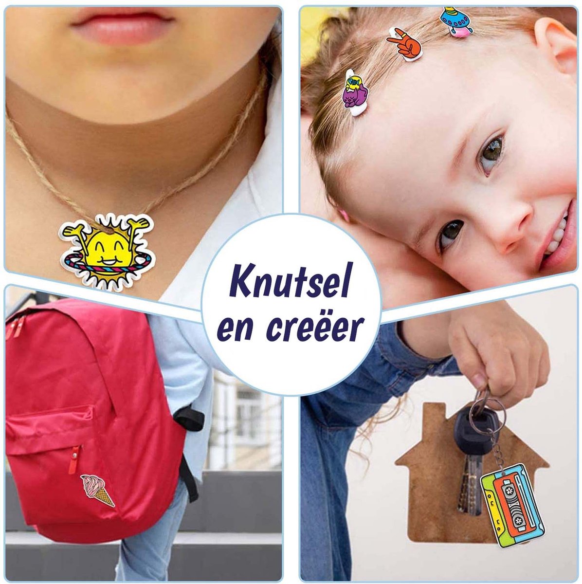 Krimpfolie - 203 Stuks - Krimpie Dinkie - Sleutelhangers Maken - Kleurpotloden - Knutselen - Sieraden Maken — afbeelding 5
