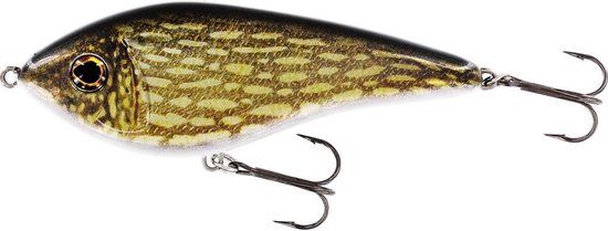 Westin Swim Jerkbait Suspending 6,5 Cm 9 G – Esca Artificiale Per Luccio, Persico E Trota – Colore Real Baltic Pike – Affondante, Con Ami In Acciaio