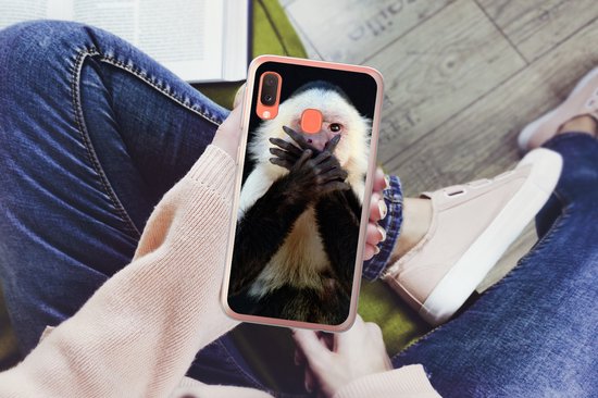 Coque Samsung Galaxy A20e - Singe - Animaux sauvages - Portrait - Coque de téléphone en Siliconen