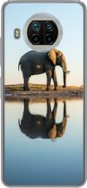 Geschikt voor Xiaomi Mi 10T Lite 5G hoesje - Olifant - Water - Bomen - Dieren - Natuur - Siliconen Telefoonhoesje