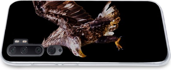 Coque de téléphone compatible avec Xiaomi Mi Note 10 Pro - Aigle - Vogel - Ressorts - Coque de téléphone en Siliconen Coque de téléphone