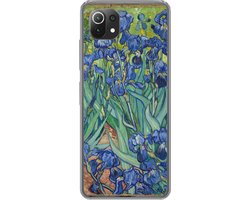 Telefoonhoesje Geschikt voor Xiaomi Mi 11 Lite hoesje - Irissen - Vincent van Gogh - Siliconen Telefoonhoesje