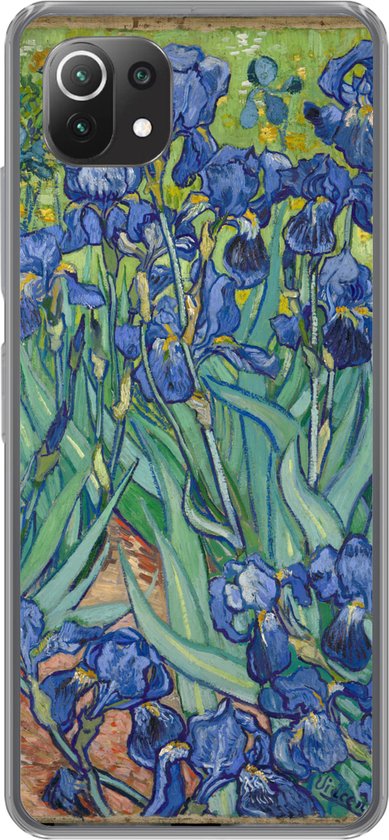 Telefoonhoesje Geschikt voor Xiaomi Mi 11 Lite hoesje - Irissen - Vincent van Gogh - Siliconen Telefoonhoesje