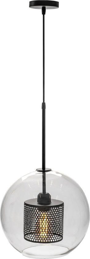 TooLight Hanglamp APP558-1C - E27 - Ø25 cm - Zwart