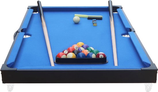 Posterhanger Incl. Poster - Schoolplaat - Een Biljarttafel Ligt Vol Met Ballen In Een Pub Zwart Wit 120x180 Cm Blanke Latten