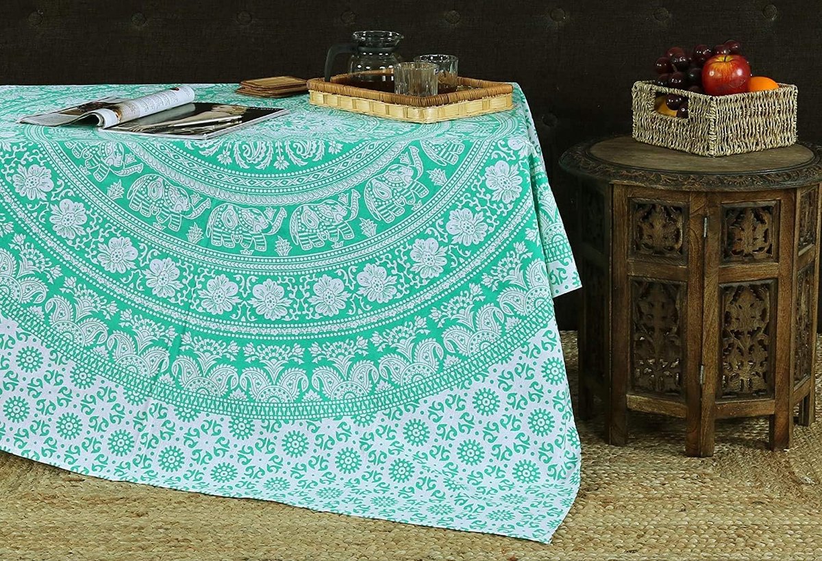 Wandtapijt, Abstracte Boheemse Vintage Indische Mandala