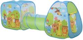 Pop-Up Kinderspeeltent 3-Delige Babytent Kindertent Tunnel İnklapbaar Polyester 230 X 74 X 93 Cm