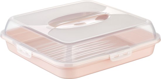 SVUPUE Taartdoos van karton, taart transportbox, cakebox met deksel, voor verjaardag, bruiloft, feest, Kerstmis, voor 9-inch of 10-inch taarten, wit