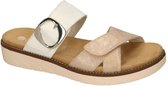 Remonte -Dames - roze-goud metallic - slippers & muiltjes - maat 37