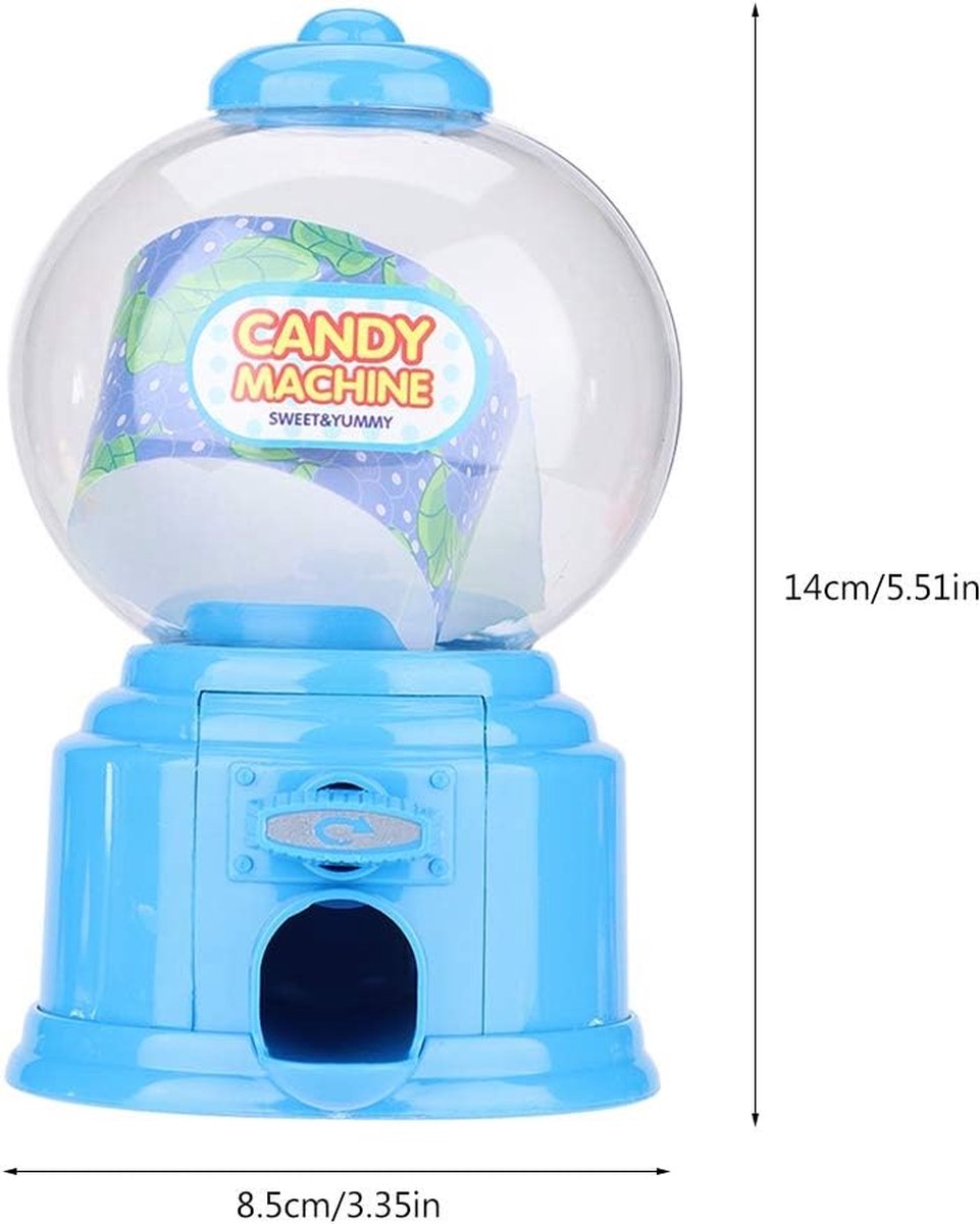 Kauwgomballenautomaat Gumball Machine Big Bubble Gumball Dispenser Machine Ball Bulk Vending Machine w/Key Classic Bubble Capsule Toys Snoep Dispenser Vending Machine(Red