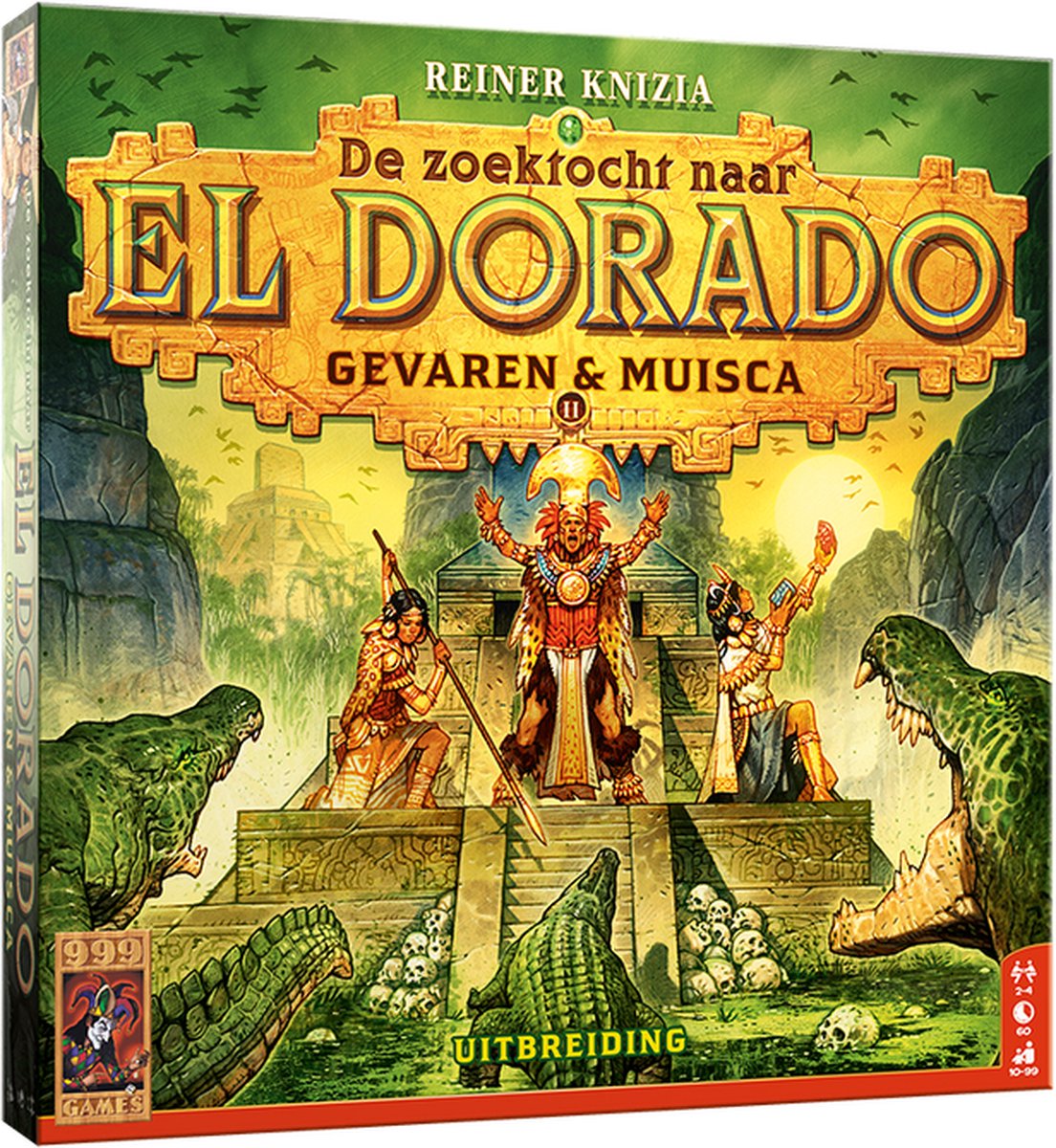 De Zoektocht naar El Dorado: Gevaren & Muisca Uitbreiding 2 Bordspel