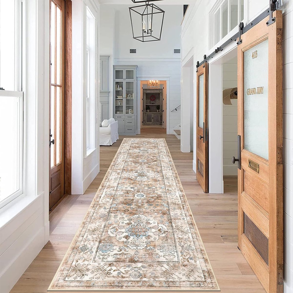 Tapis de couloir lavable et réversible caramel duo Tapis de couloir lavable et réversible caramel duo