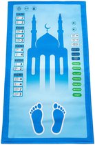 Elektronische gebedskleed Blauw - interactieve gebedskleed - Voor kinderen - Blauw - Engels/Turks/Duits/Frans
