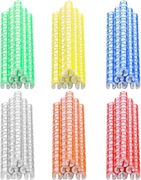 Fiets Spaak Reflector Wit - 12 Stuks - Glow In The Dark - Spaakreflector - Spaakreflectoren Staafjes van Merkloos — afbeelding 3