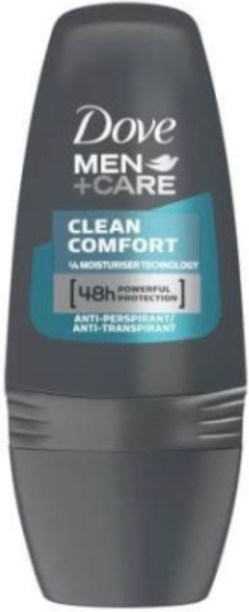 Goedkoopste Dove MEN CARE CLEAN COMFORT ANTIPERSPIRANT ROLL-ON Mannen Rollerdeodorant 50 ml