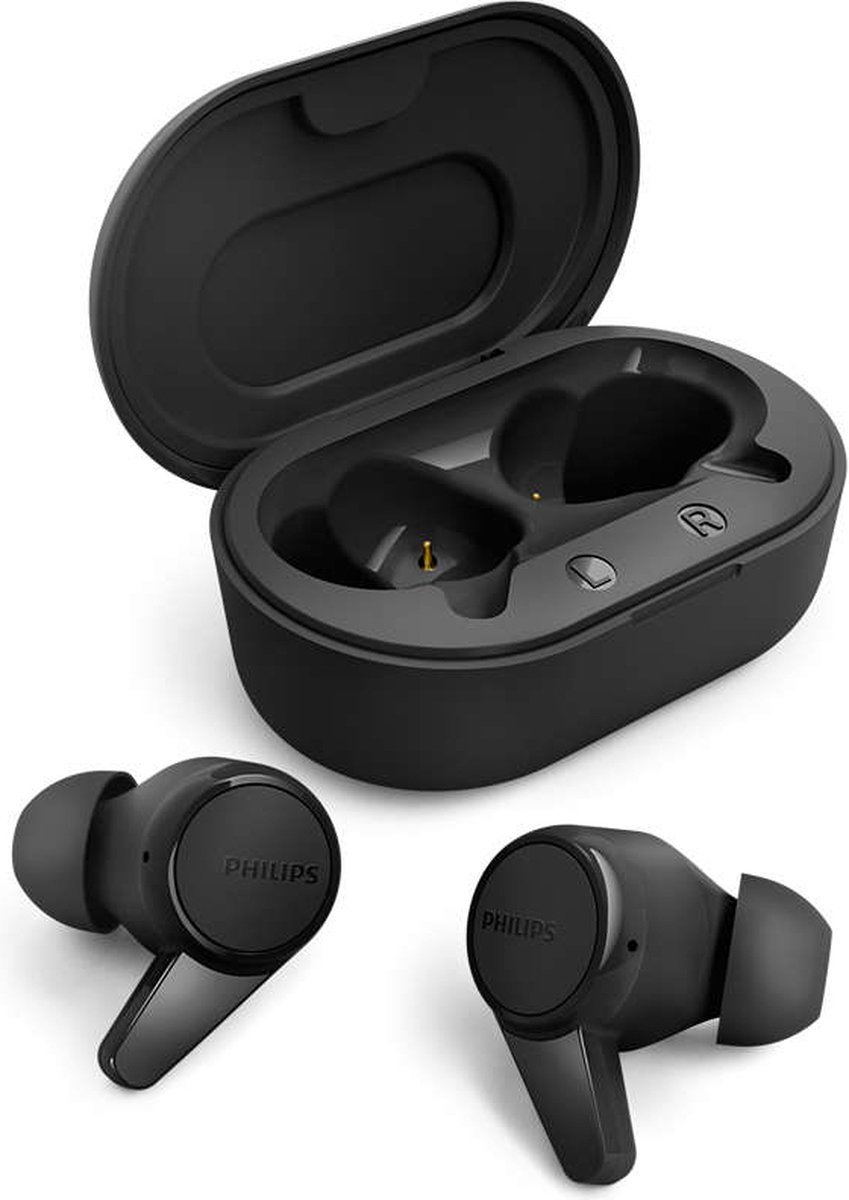 Philips 1000 series TAT1207BK/00 hoofdtelefoon/headset True Wireless Stereo (TWS) In-ear Bluetooth Zwart