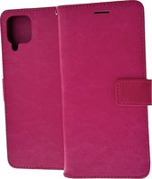 Portemonnee Book Case Hoesje Geschikt voor: Samsung Galaxy A12 roze