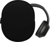 Housse kwmobile compatible avec Sony WH-1000XM4 / WH-1000XM3 - 21,5 x 16 cm - Housse de protection pour casque en noir - En néoprène