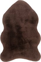 Lalee Heaven | Modern Vloerkleed Hoogpolig | Dark Taupe | Tapijt | Karpet | Nieuwe Collectie 2024 | Hoogwaardige Kwaliteit | 60x90 cm