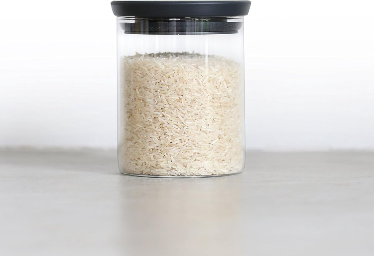 Glazen Voorraadpot stapelbaar 0.6L