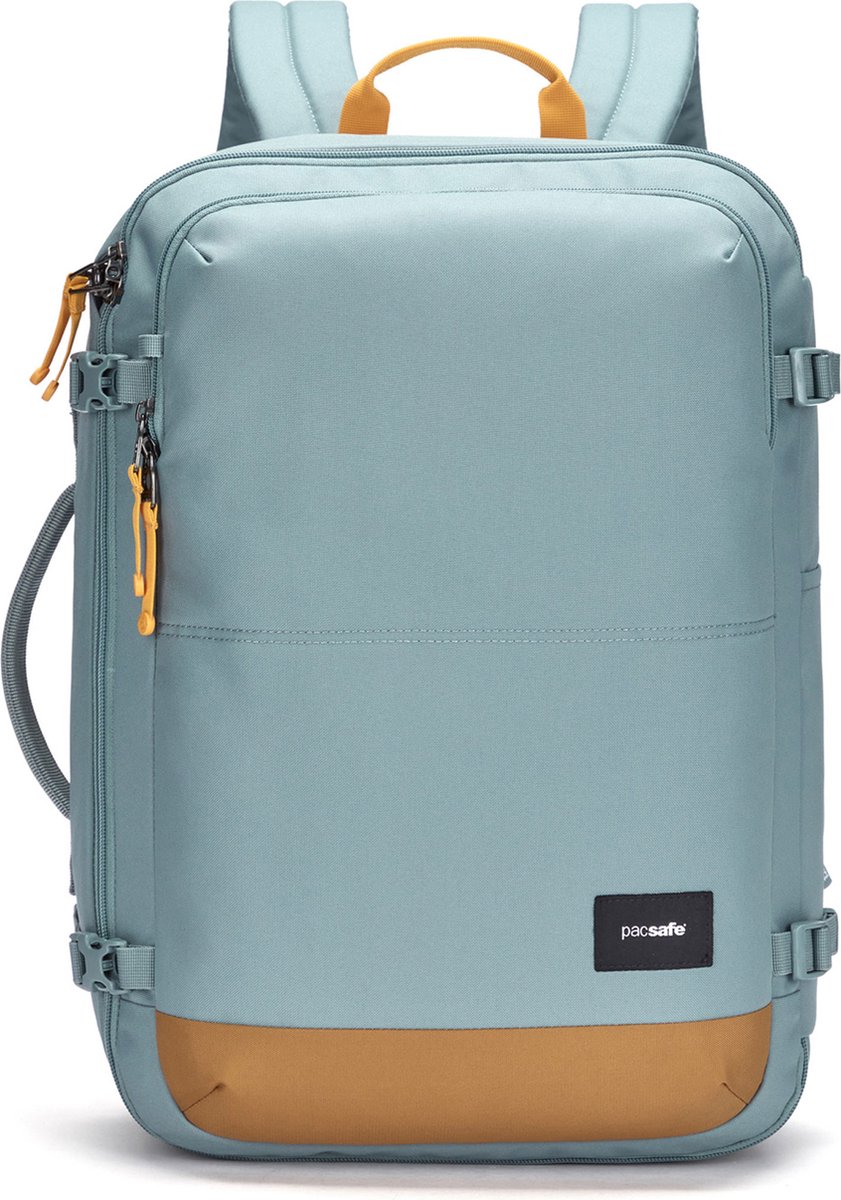 Pacsafe GO Carry-on Rugzak - 34L - RFID - Anti-diefstal - Waterafstotend - Handbagage - Gerecycled - Fresh Mint