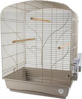 Cage à oiseaux moka Bella Mokka 54x39x71cm