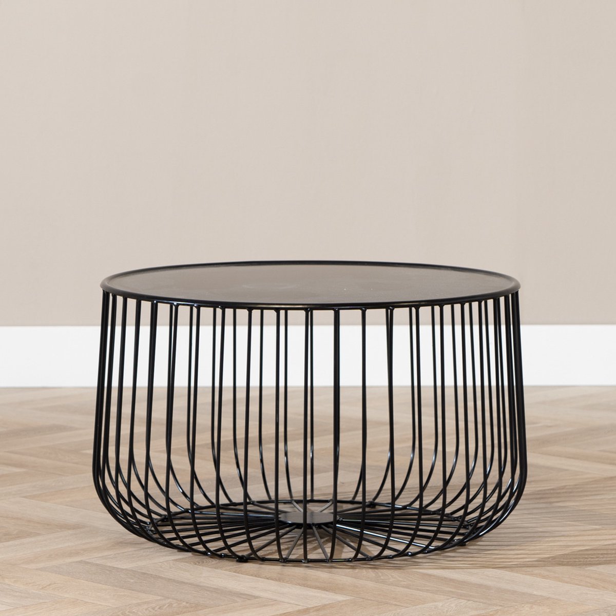 Bronx71® Salontafel Senna zwart metaal