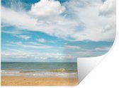 Muurstickers - Sticker Folie - Strand - Zomer - Wolken - 40x30 cm - Plakfolie - Muurstickers Kinderkamer - Zelfklevend Behang - Zelfklevend behangpapier - Stickerfolie