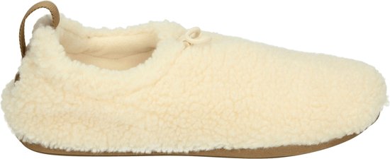UGG PLUSHY SLIPPER W - Dames pantoffels - Kleur: Wit/beige - Maat: 38