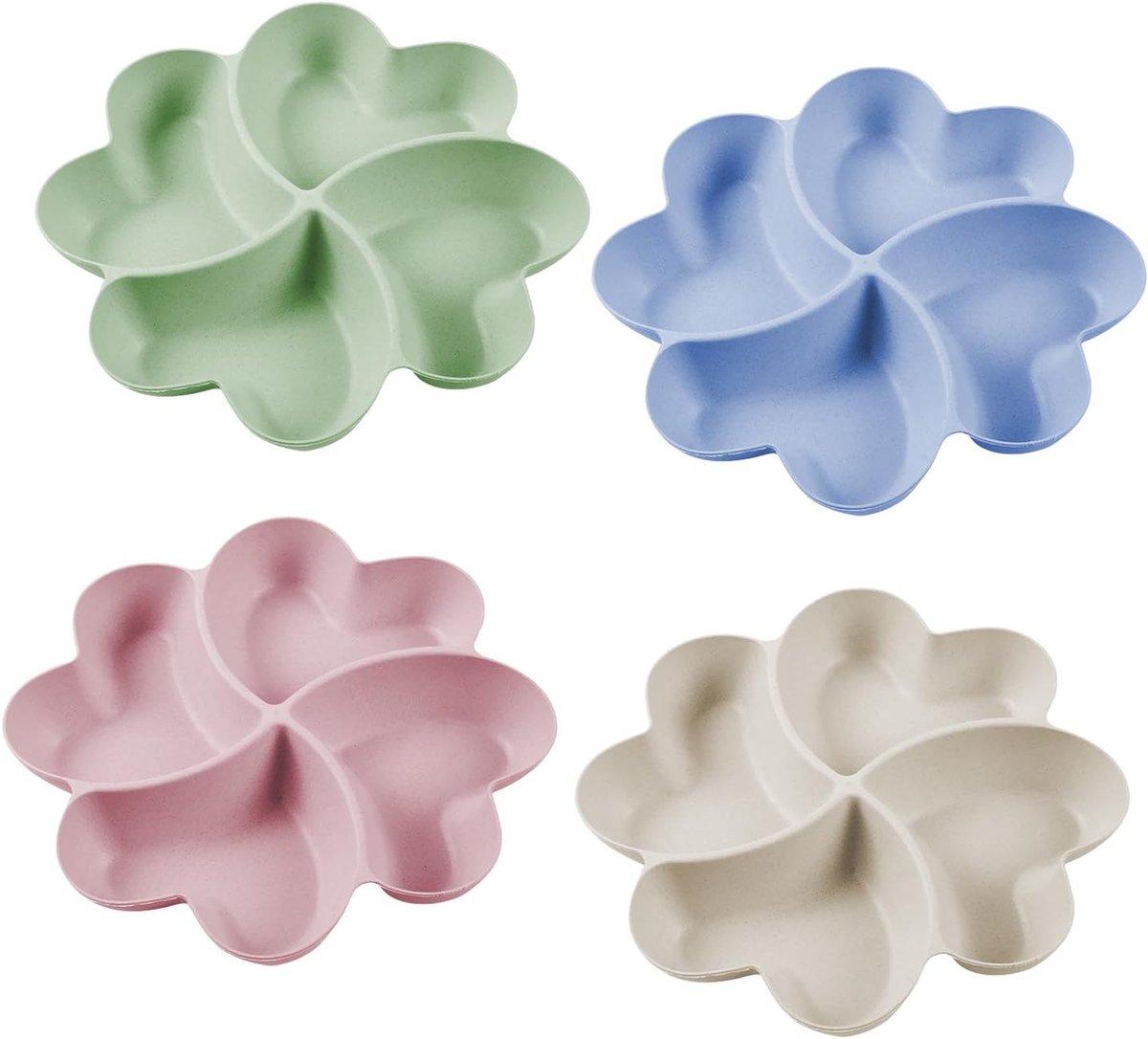 greenandlife Onbreekbare plastic dinerborden, 10 inch