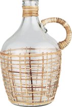 Ib Laursen-cruche décorative-transparent-tige de roseau-24,5 cm de haut