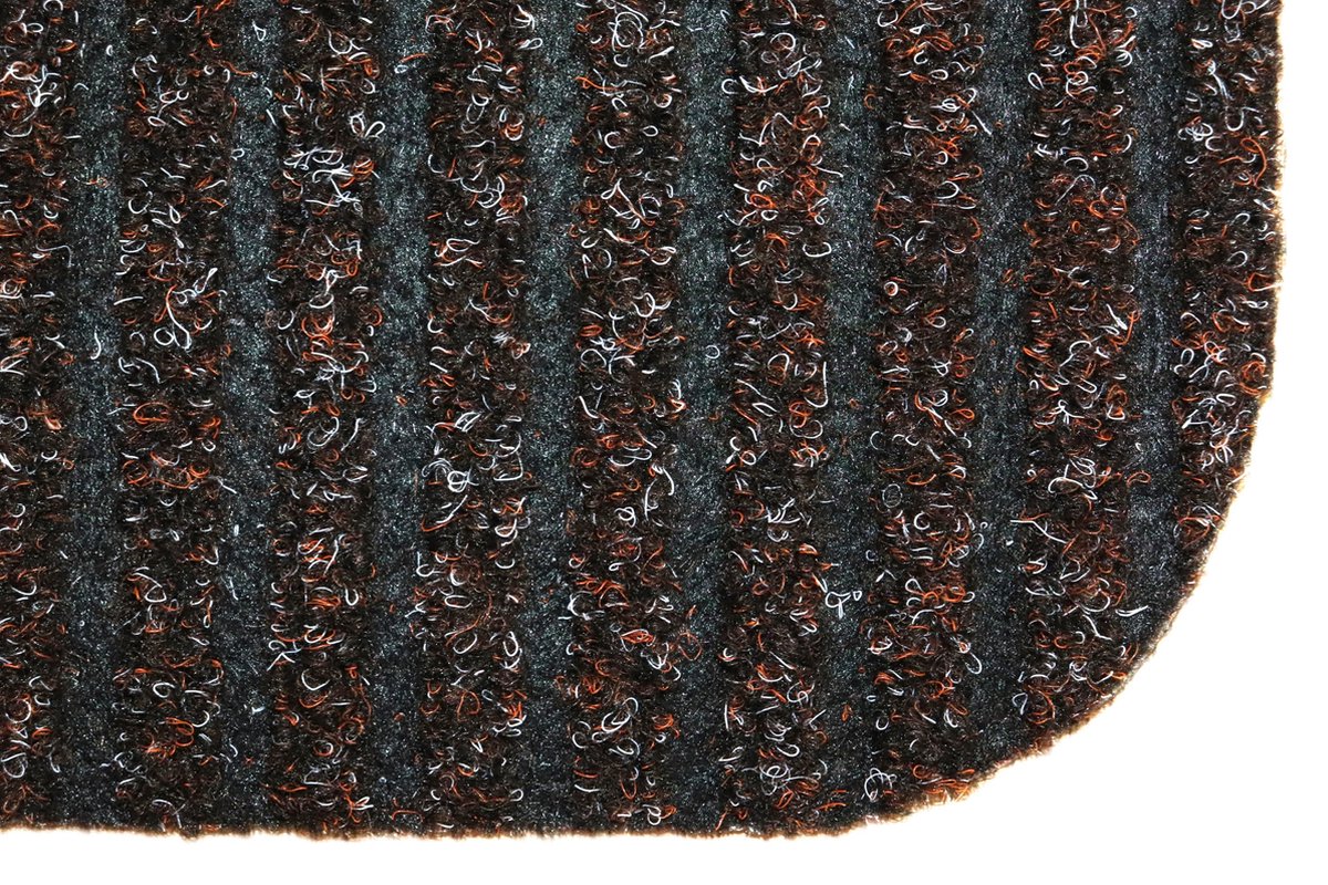PRIMA - Heavy Duty - Keukenmat - loper - donker bruin - zwart - 40x160cm - antislip