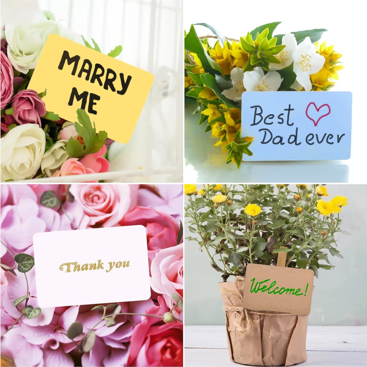 300 Stuks Blanco Mini Kraft Kaarten met 20 Klikringen & Papier Gaatjestang - Flashcards in Bewaarbox - Systeemkaarten Ringen - Karton Flitskaarten - Kraftpapier Cadeaulabels/ Bedankt Kaartjes - Lege Wenskaarten\Naamkaartjes - Kleine Verjaardagskaart — cadeau in Hobby - foto 4
