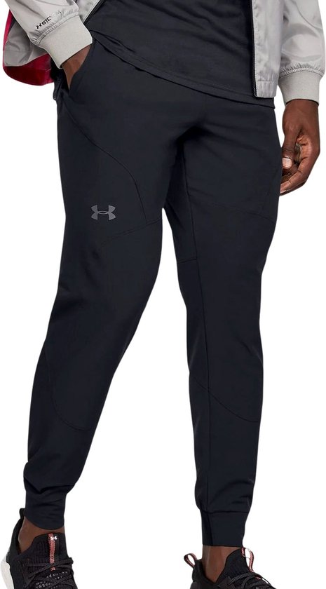 Under Armour Unstoppable Joggers - Black--Pitch Gray - Maat M